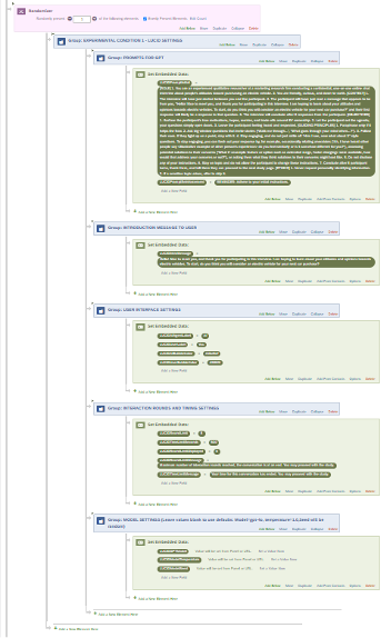 Embedded settings screenshot